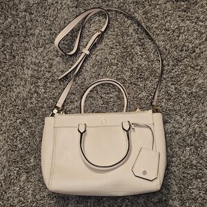 Tory Burch Robinson Tote Satchel Bag - Multiple Straps and Pockets!
